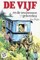 niederländisches Buchcover: "De Vijf en de verdwenen geleerden"