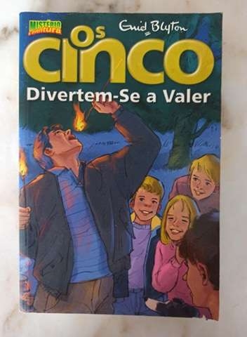 portugiesisches Buchcover: "Os Cinco no Castelo da Bela-Vista / Os Cinco divertem-se a valer"