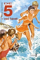 Danish bookcover: "De fem ved havet"
