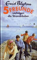 German bookcover: "Fünf Freunde verfolgen die Strandräuber"