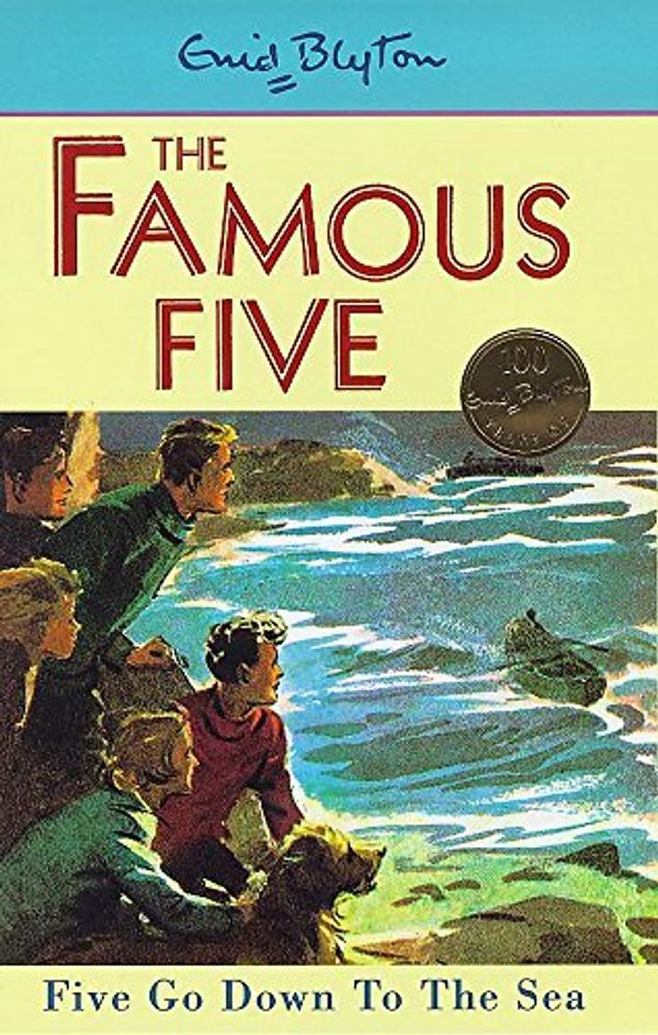 English bookcover: "Five go down to the sea"
