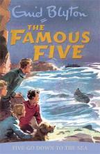 English bookcover: "Five go down to the sea"