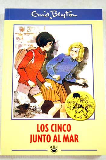 Spanish bookcover: "Los Cinco junto al mar"