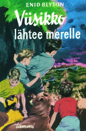 Finnish bookcover: "Viisikko lähtee merelle"