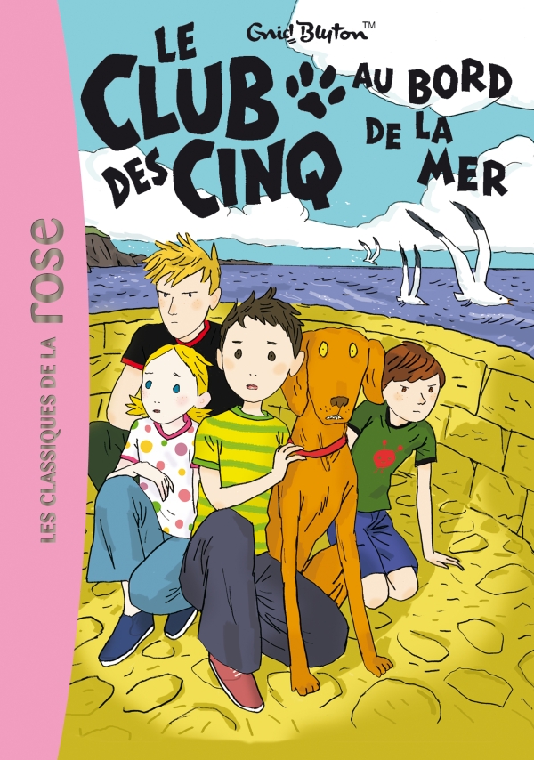 French bookcover: "Le Club des Cinq au bord de la mer / Les Cinq et le cirque"