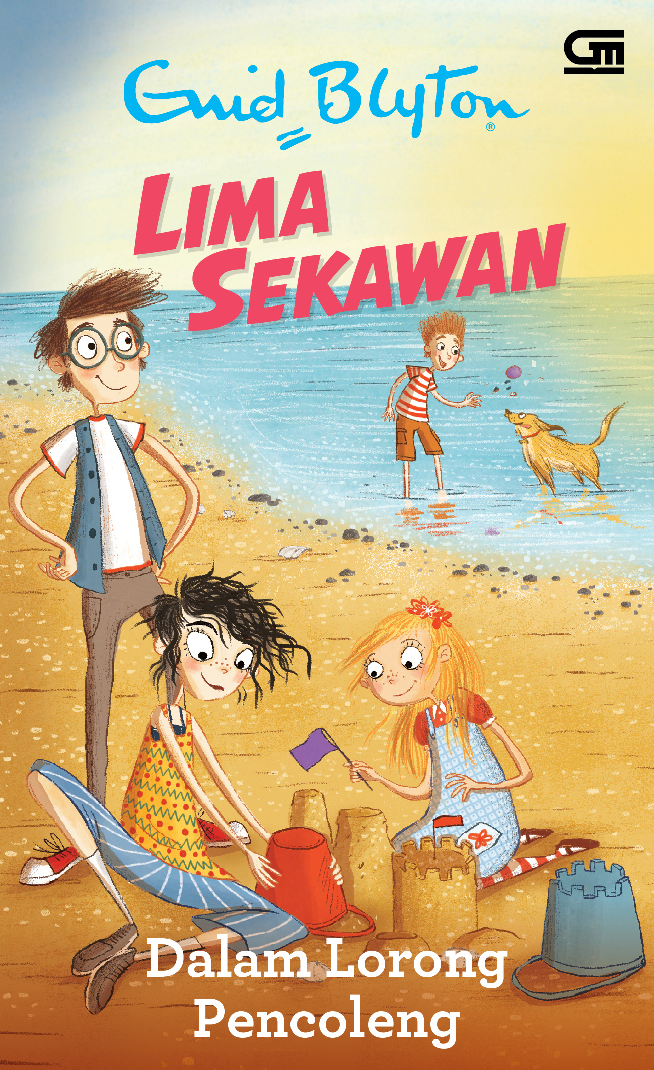 Indonesian bookcover: "Seri Lima Sekawan: Dalam Lorong Pencoleng"