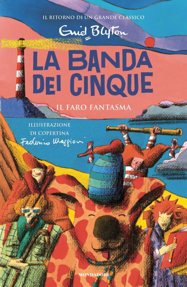 Italian bookcover: "La via dei pirati / Il castello sulla scogliera / I cinque sulle orme dei pirati / Il faro fantasma"