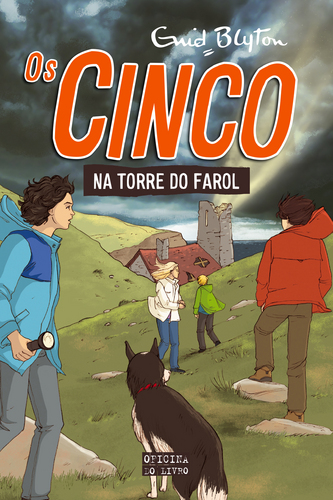 Portuguese bookcover: "Os Cinco na Torre do Farol / Os Cinco e a Luz Destruidora"