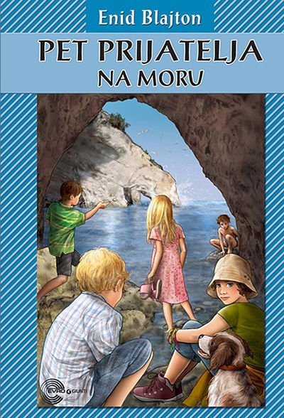 Serbian bookcover: "Пет пријатеља на мору"