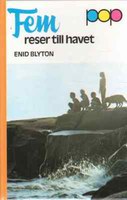 Swedish bookcover: "Fem reser till havet"