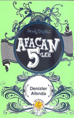 Turkish bookcover: "Afacan Beşler Denizler Altında"