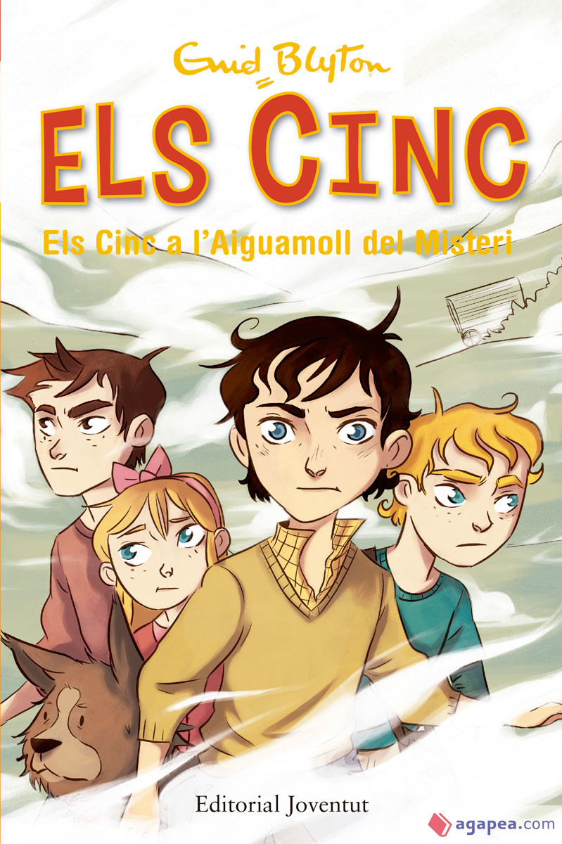 katalanisches Buchcover: "Els Cinc a l