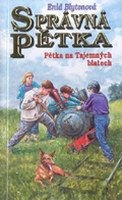 tschechisches Buchcover: "Správná pĕtka - Pĕtka na Tajemných blatech"