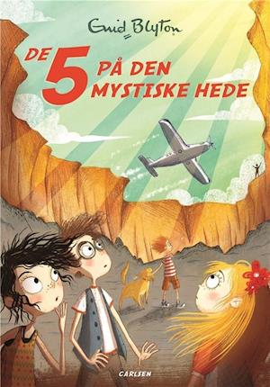 dänisches Buchcover: "De fem på den mystiske hede"