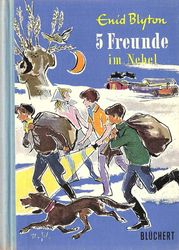 deutsches Buchcover: "Fünf Freunde im Nebel"