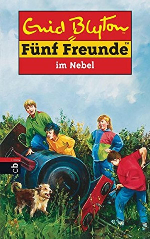 deutsches Buchcover: "Fünf Freunde im Nebel"