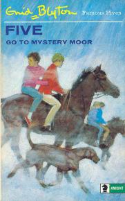 englisches Buchcover: "Five go to Mystery Moor"