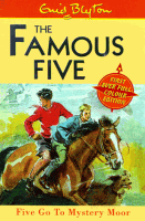 englisches Buchcover: "Five go to Mystery Moor"