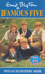 englisches Buchcover: "Five go to Mystery Moor"