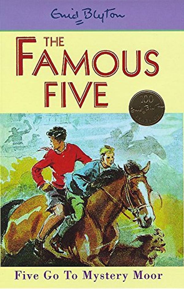 englisches Buchcover: "Five go to Mystery Moor"