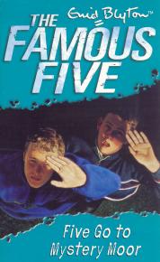 englisches Buchcover: "Five go to Mystery Moor"