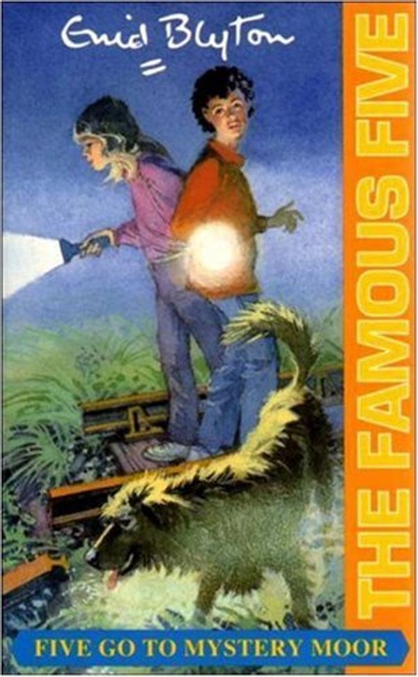 englisches Buchcover: "Five go to Mystery Moor"