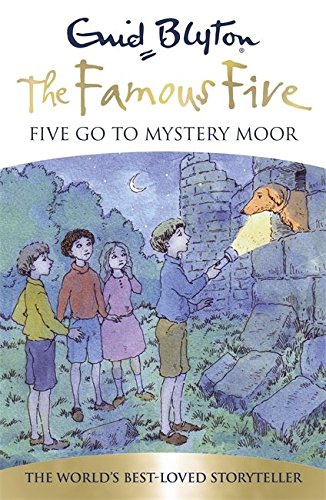 englisches Buchcover: "Five go to Mystery Moor"