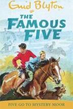 englisches Buchcover: "Five go to Mystery Moor"