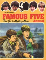englisches Buchcover: "Five go to Mystery Moor"