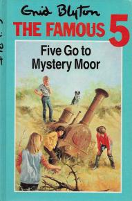 englisches Buchcover: "Five go to Mystery Moor"