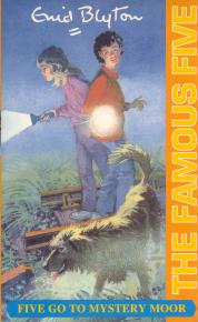 englisches Buchcover: "Five go to Mystery Moor"