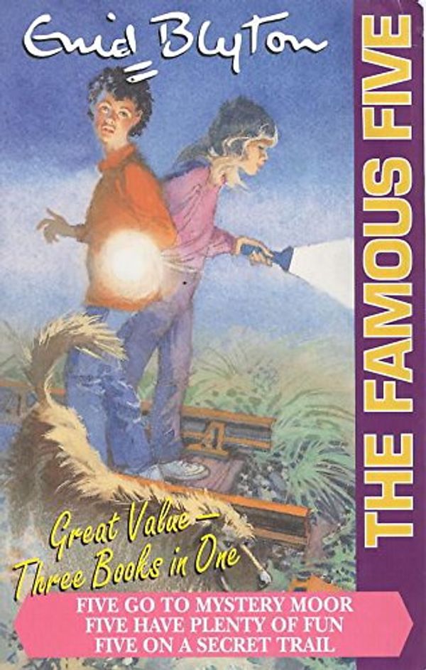 englisches Buchcover: "Five go to Mystery Moor"