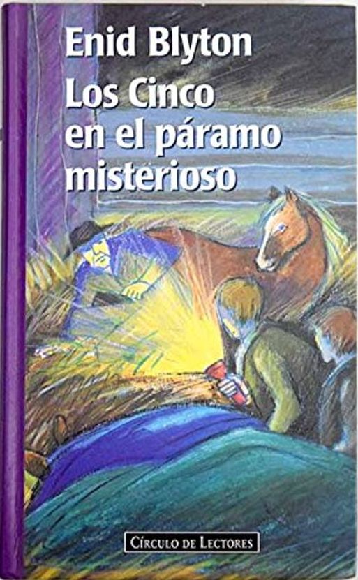 spanisches Buchcover: "Los Cinco en el páramo misterioso"