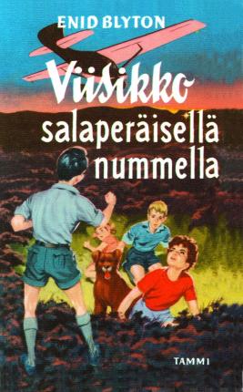 finnisches Buchcover: "Viisikko salaperäisellä nummella"