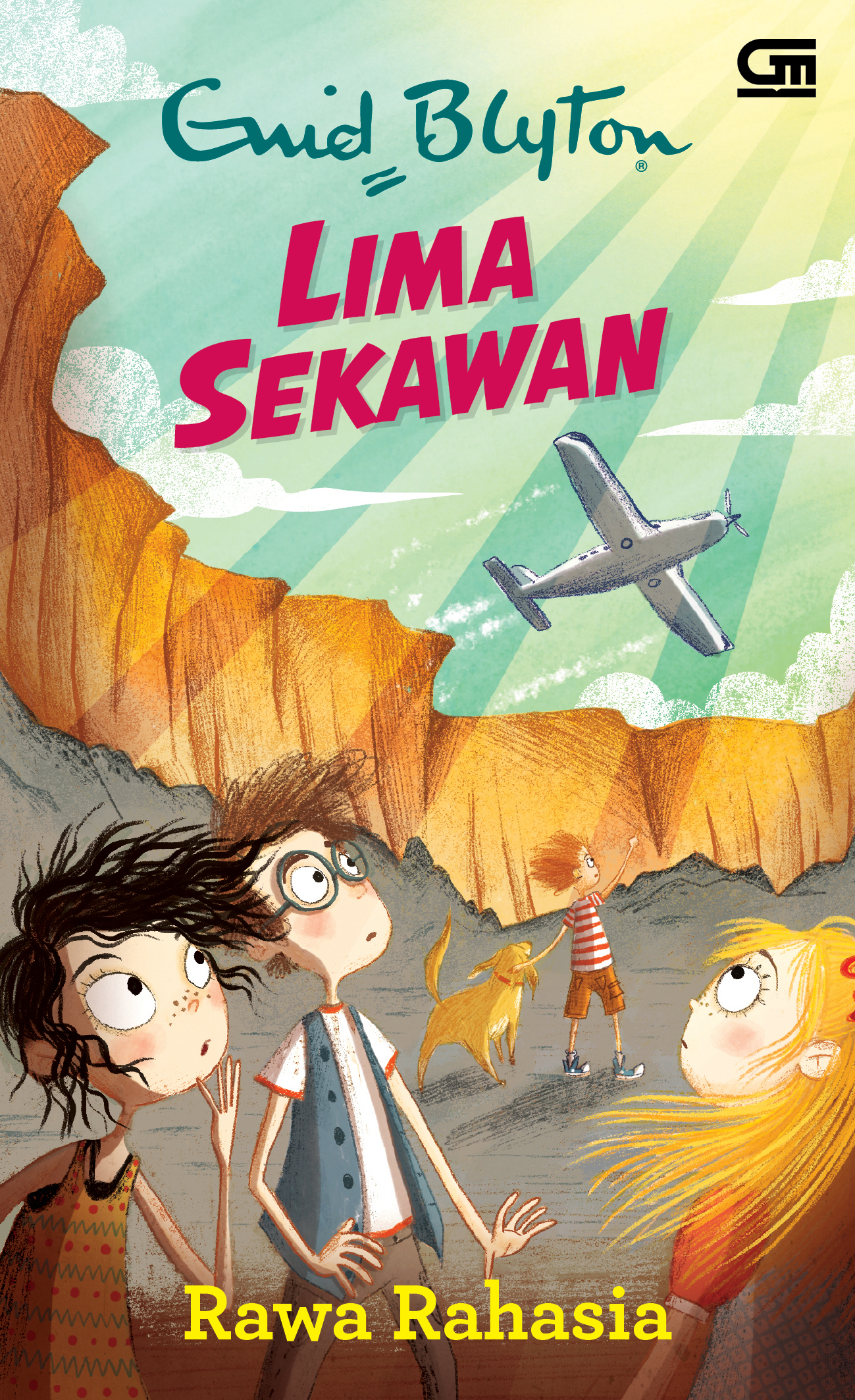 indonesisches Buchcover: "Seri Lima Sekawan: Rawa Rahasia"