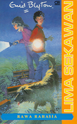 indonesisches Buchcover: "Seri Lima Sekawan: Rawa Rahasia"