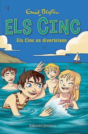 Catalan bookcover: "Els Cinc es diverteixen"