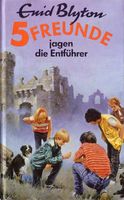 German bookcover: "Fünf Freunde jagen die Entführer"