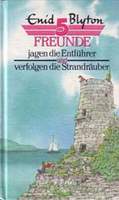 German bookcover: "Fünf Freunde jagen die Entführer"