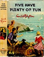 English bookcover: "Five have plenty of fun"