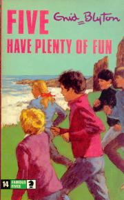 English bookcover: "Five have plenty of fun"