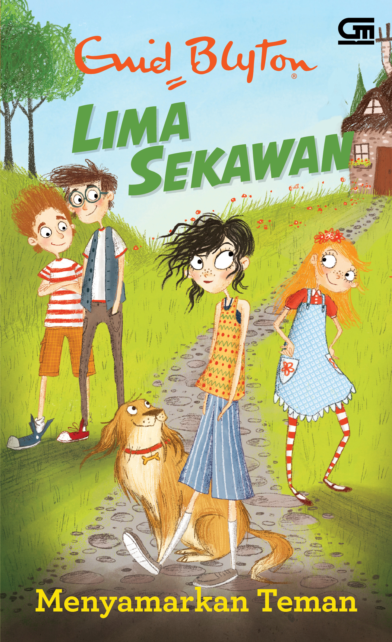 Indonesian bookcover: "Seri Lima Sekawan: Menyamarkan Teman"