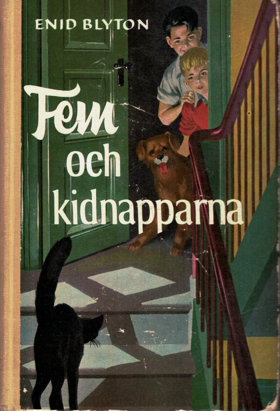 Swedish bookcover: "Fem och kidnapparna"