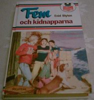 Swedish bookcover: "Fem och kidnapparna"