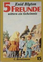 German bookcover: "Fünf Freunde wittern ein Geheimnis"