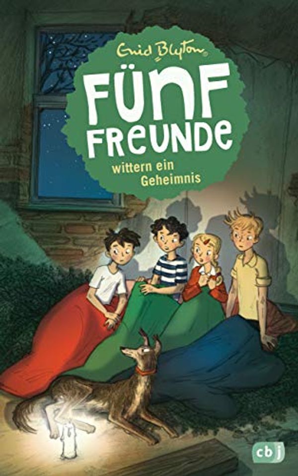German bookcover: "Fünf Freunde wittern ein Geheimnis"