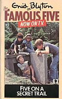 English bookcover: "Five on a secret trail"