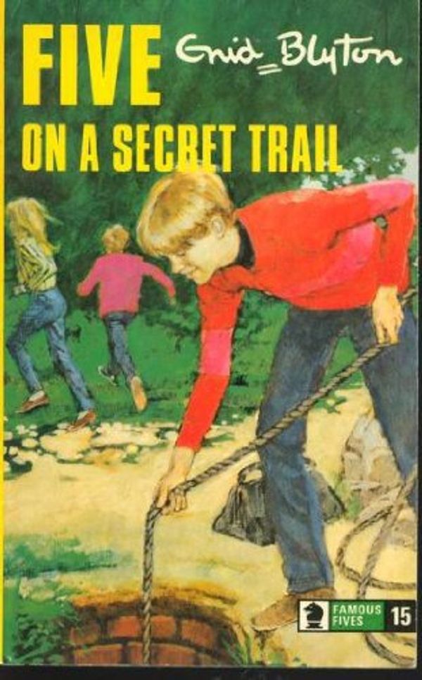 English bookcover: "Five on a secret trail"