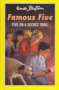 English bookcover: "Five on a secret trail"
