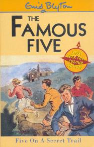 English bookcover: "Five on a secret trail"
